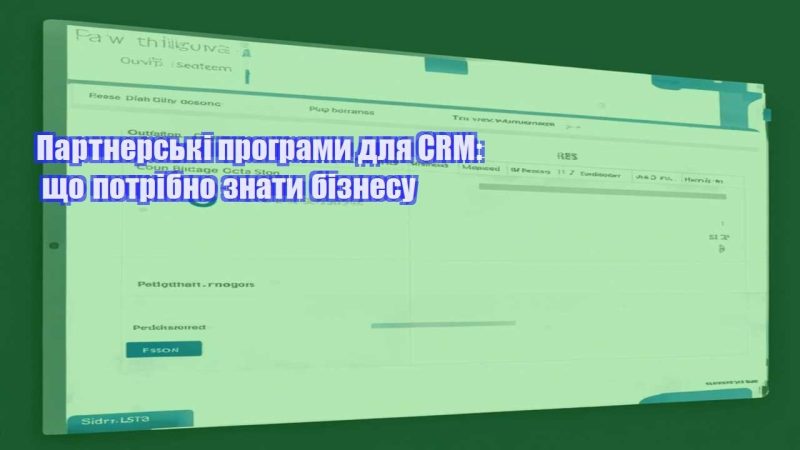 Партнерські програми для CRM що потрібно знати бізнесу