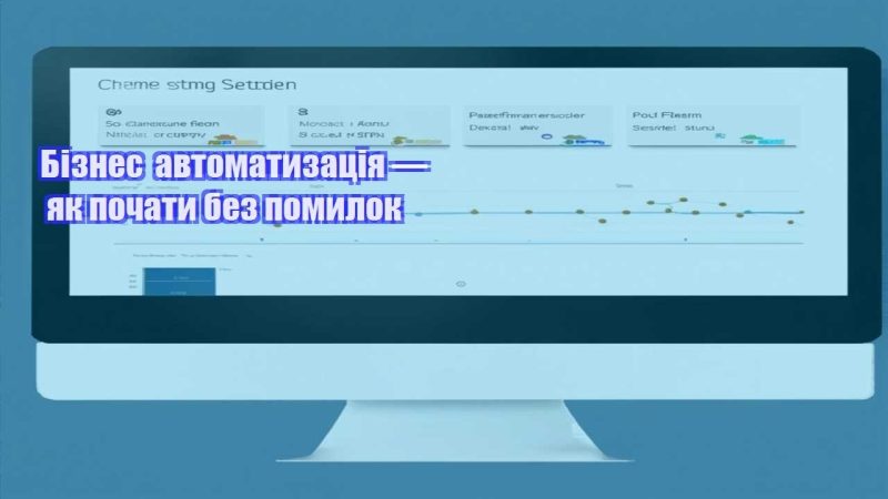 Бізнес автоматизація — як почати без помилок