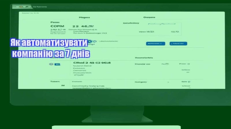 Як автоматизувати компанію за 7 днів