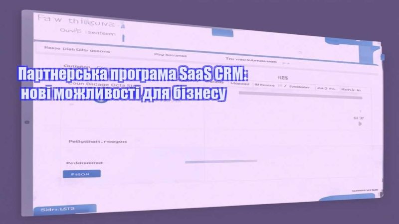 partnerska programa saas crm novi mozhlyvosti dlya biznesu