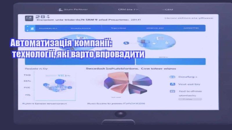 avtomatyzacziya kompaniyi tehnologiyi yaki varto vprovadyty