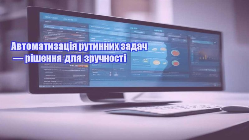 avtomatyzacziya rutynnyh zadach — rishennya dlya zruchnosti