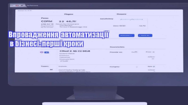 vprovadzhennya avtomatyzacziyi v biznesi pershi kroky