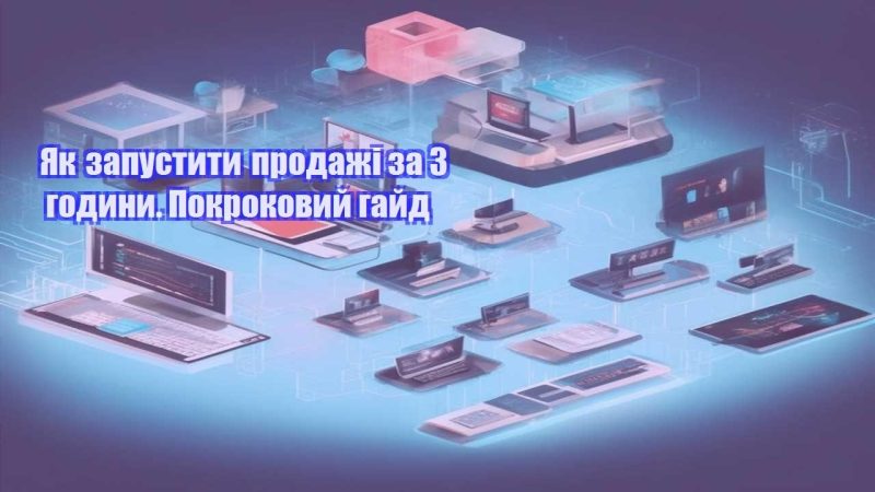yak zapustyty prodazhi za 3 godyny. pokrokovyj gajd
