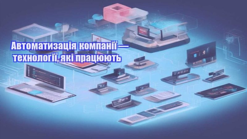 avtomatyzacziya kompaniyi — tehnologiyi yaki praczyuyut