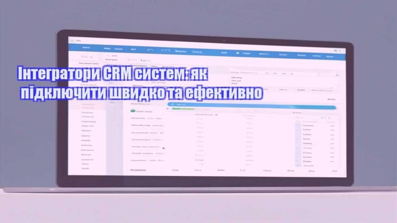 integratory crm system yak pidklyuchyty shvydko ta efektyvno