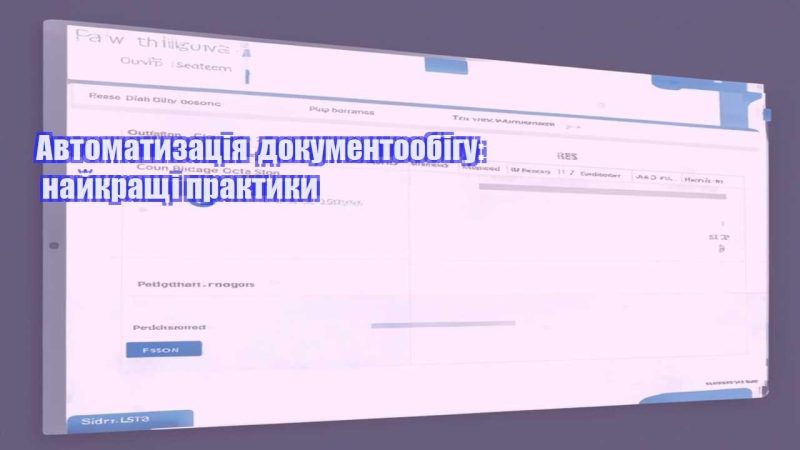 avtomatyzacziya dokumentoobigu najkrashhi praktyky