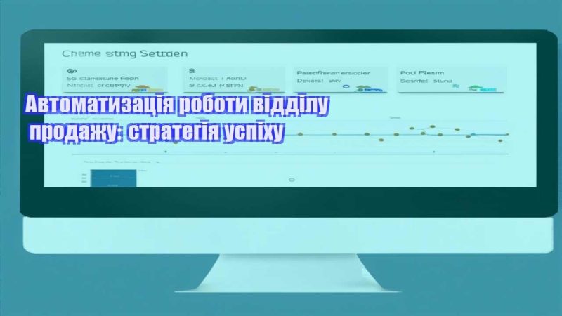 avtomatyzacziya roboty viddilu prodazhu strategiya uspihu