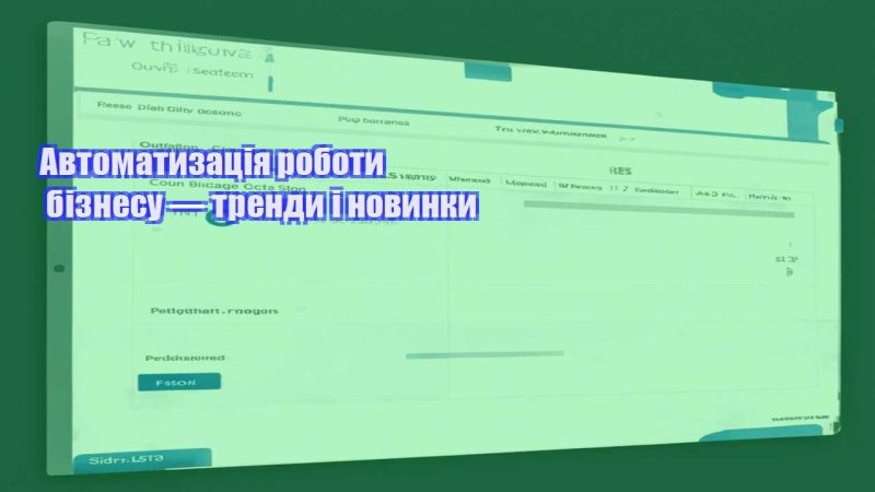 avtomatyzacziya roboty biznesu — trendy i novynky